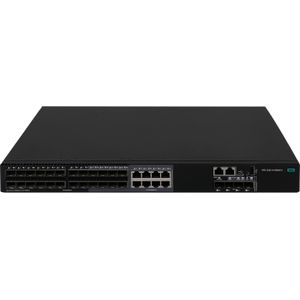 HPE E FlexNetwork 5520 HI Switch, 24 SFP, 16 SFP, 8 SFP Combo, 4 SFP+ Poorten, 1 Uitbreidingsmodule Slot (24 ports), Netwerkschakelaar, Zwart