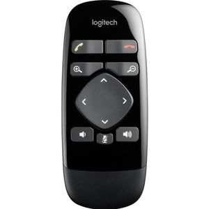 Logitech BCC950 ConferenceCam - N/A - SPARE - WW (Apparaat-specifieke afstandsbediening, Infrarood), Afstandsbediening, Zwart