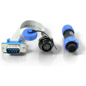 Quwireless QRS232 - RS232 contactdoos en stekkerset voor buiten, Netwerk accessoires