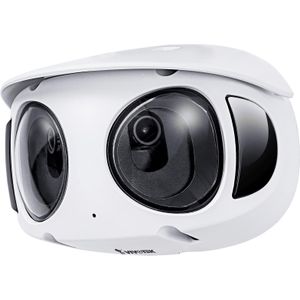 Vivotek V-SERIE MS9390-HV-v2 IP-camera met meerdere sensoren 8MP, buiten, 180° panorama (4512 x 1728 Pixels), Netwerkcamera, Wit