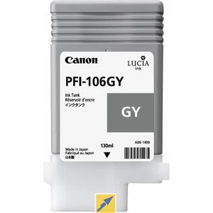 Canon - PFI-106GY - Inktcartridge - Grijs - 130 ml
