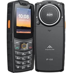 Bea-Fon AGM mobiel M6 Bartype (4G) Robuust (2.40"", 128 MB), Sleutel mobiele telefoon, Zwart