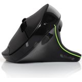 Port Connect - Ergonomische Draadloze Muis - Zwart - Oplaadbaar - 1600 DPI