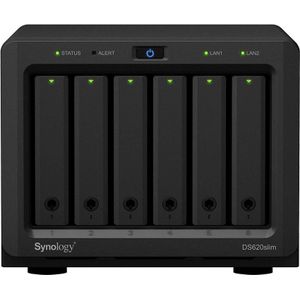 Synology DS620slim (0 TB), Netwerkopslag, Zwart