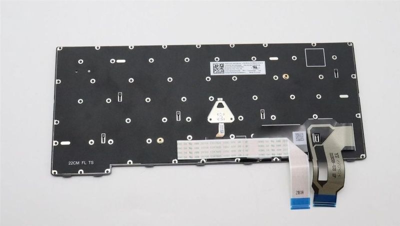 Lenovo CS22 Volledig KBD - Bovenkant Zwart BL, Onderdelen voor notebooks, Zwart