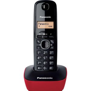 Panasonic - KX-TG1611 - Telefoon - Zwart/Rood