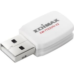 edimax EW-7722UTn V2: WLAN-N USB-adapter (USB), Netwerkadapter, Wit