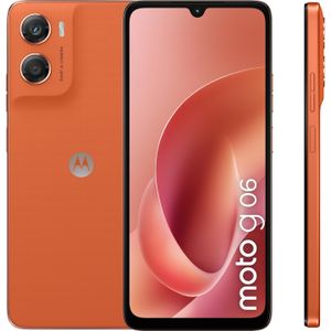 Motorola Moto G06 (256 GB, Arabesk, 6.88", 4G), Smartphone, Oranje
