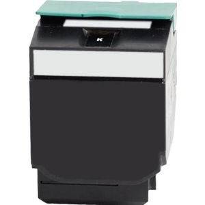 Ampertec, Toner, Kompatibler Toner ersetzt Lexmark 80C2HK0 802HK schwarz (BK)