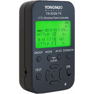 Yongnuo YN-622N-TX i-TTL (Flitsafstandsbediening), Flitsaccessoires, Zwart