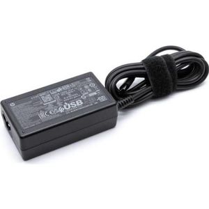 HP SKO-65W Slim AC Adapter USB-C (65 W), Voeding voor notebooks, Zwart