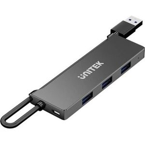Unitek - HUB USB-A 4X - USB-Hub - Zwart - 5 Gbps