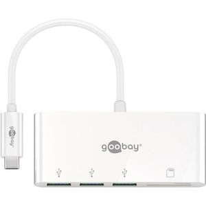 Goobay USB-C™ Multiport Adapter CardReader (USB-C), Geheugenkaartlezer
