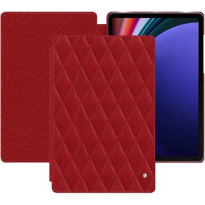 Noreve Kurk en cuir à rabat horizontaal (Galaxy Tab S9+), Tablethoes, Rood