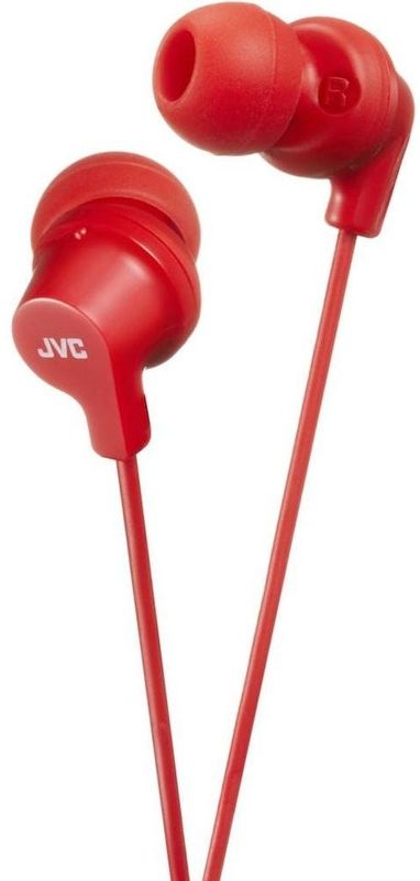 JVC HA-FX10-R-E In het oor (Bedraad), Koptelefoon, Rood