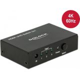 Delock 3-poorts HDMI schakelaar, actief versterkt, Schakeldoos