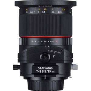 Samyang 24mm f/3.5 ED AS UMC Nikon F (Nikon F, Volledig formaat), Objectief, Zwart