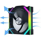 Lian Li - UNI FAN SL120 - Case Fan - Zwart - 120 mm - Draadloze Controller