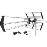 Cabletech Actieve richtantenne voor digitale aardse televisie DVB-T2, SAT Spiegels + SAT Antennes
