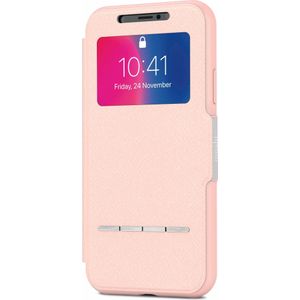 Moshi SenseCover (iPhone X), Smartphonehoes, Roze