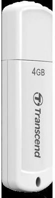 Transcend - JetFlash 370 - USB-stick - Wit - 64 GB
