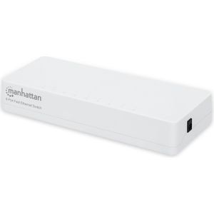 Manhattan 560689 netwerk-switch Unmanaged Fast Ethernet (10/100) Wit