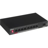 Dahua Technologie PFS3009-8ET-96 Unmanaged L2 Fast Ethernet (10/100) Power over Ethernet (PoE) Sch... (8 Havens), Netwerkschakelaar, Zwart