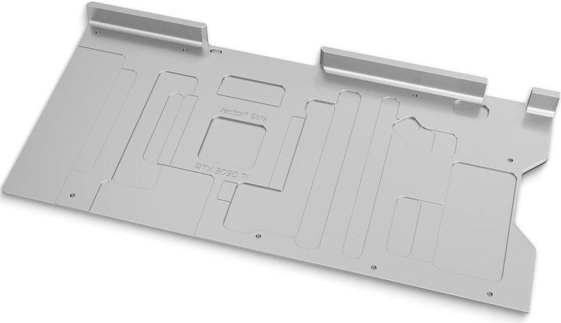 EKWB - EK-Quantum Vector² Strix/TUF RTX 3090 Ti Achterplaat - Nikkel - GPU Waterkoeler Accessoires
