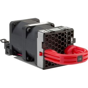 Aruba E 8325-48Y8C Front-to-Back ventilator, Netwerkschakelaar, Rood, Zwart