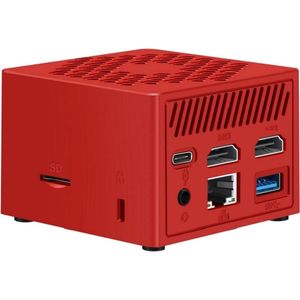 Leotec MINIPC INTEL N100 16GB 256GB M.2 WIN11 PRO PRE-INSTAL ROJO (Intel N100), Barebone