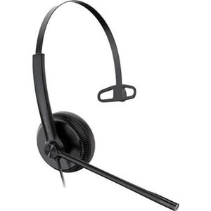 Yealink YHS34 - Bedrade Headset - Zwart - Kantoor/callcenter