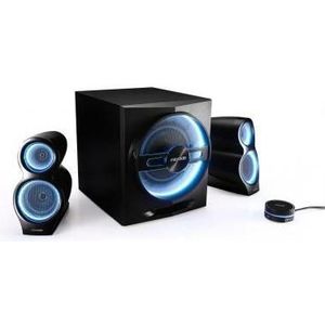 Microlab Actieve luidspreker T10 2.1 zwart tafel FB Bluetooth 4.0 - Actieve luidspreker - 2.1, PC-luidspreker, Zwart