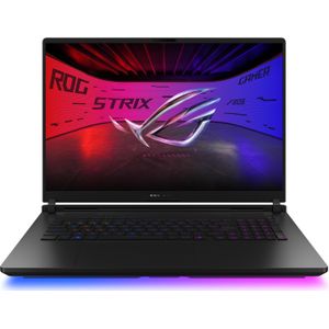 ASUS ROG Strix SCAR 18 G835LW-SA023W - 18" WQXGA MiniLED Intel Core Ultra 9-275HX - Core... (18", 2 GB, 64 GB, DE, Intel Core Ultra 9 275HX), Notebook, Zwart