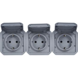 Plexo - Beschermende Contactdoos - Vochtige Ruimtes - Eenvoudig Design