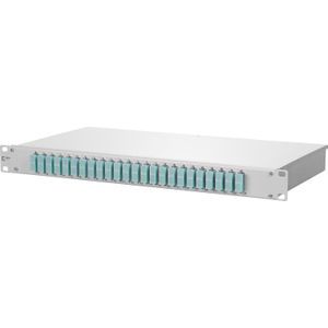 Metz Connect 150250BA24-E. Connector: SC. Kleur van het product: Zilver, Materiaal: Aluminium, Rack capaciteit: 1, Server accessoires, Zilver