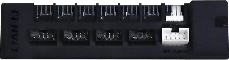 Lian-Li EDGE HUB - Docking Station - Zwart - 4x USB, 6x PWM