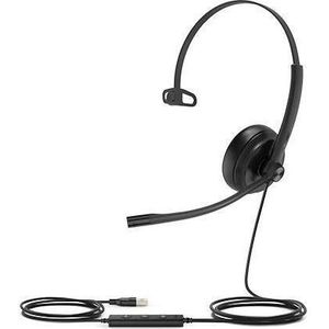 Yealink UH34 MONO UC - Bedrade USB-hoofdtelefoon (Bedraad, USB-A), Kantoorheadset, Zwart