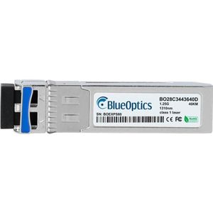 BlueOptics Cisco GLC-2BX-U-40KM compatibele cSFP BO28C3443640D, Zendontvangers, Zilver