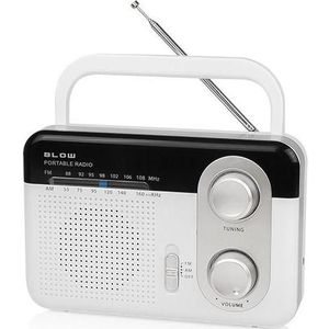 Blow 77-530# Radio Persoonlijk (AM, FM), Radio, Wit, Zwart