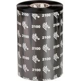Zebra - 2100 Wax Ribbon - 110 mm x 450 m - 12 Stuks