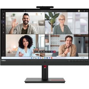 Lenovo ThinkVision T27hv-30 (2560 x 1440 pixels, 27"), Monitor, Zwart
