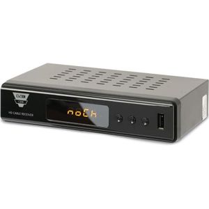 Opticum HD kabelontvanger C200 PVR, zwart (DVB-C/T2/S2), TV-ontvanger, Zwart