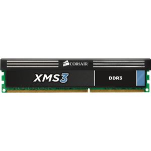 Corsair XMS3 (1 x 8GB, 1600 MHz, DDR3 RAM, DIMM 288 pin), RAM, Zwart