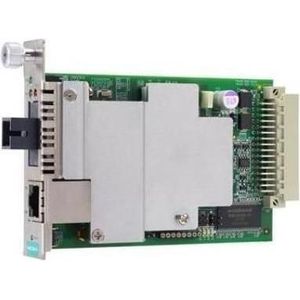 Moxa CSM-400-1225-T - Converter van 10100BaseT(X) naar 100BaseFX insteekbare beheermodule, WDM-B, Netwerk accessoires