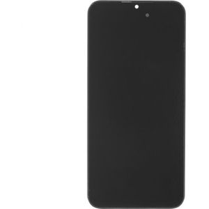 OEM Display (Hard OLED) + Rahmen für Samsung A256 Galaxy A25 5G schwarz (Scherm, Galaxy A25), Onderdelen voor mobiele apparaten