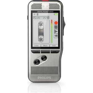 Philips Pocket Memo [Schuifschakelaar], Dictafoon, Zilver