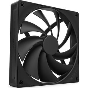 NZXT F140Q - 140 mm - 102.90 cfm - 500 - 1500 rpm - 29.8 dBA - Quiet Airflow Fan - 4-pin PWM - FDB - zwart