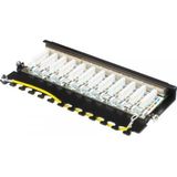 Good Connections - GC-N0115 - Patchpaneel - Zwart - 12 Aansluitingen, Cat. 6, Gigabit Ethernet