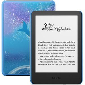 Amazon Kindle Kids (6", 16 GB, Ruimte walvis ontwerp), eReader, Veelkleurig