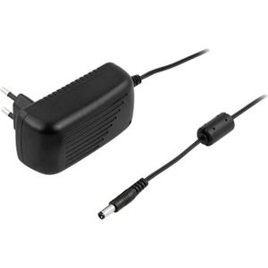 Deltaco PS12-20B voedingsadapter/omvormer Indoor Zwart, Voeding voor notebooks, Zwart
